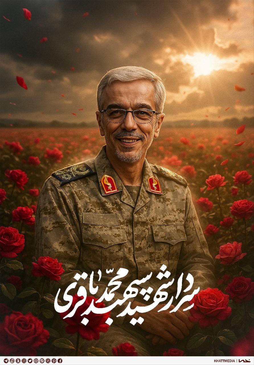 پوستر سردار شهید سپهبد محمد باقری